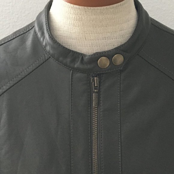 Levi's Dark Green Moto Jacket - Picture 2 of 8